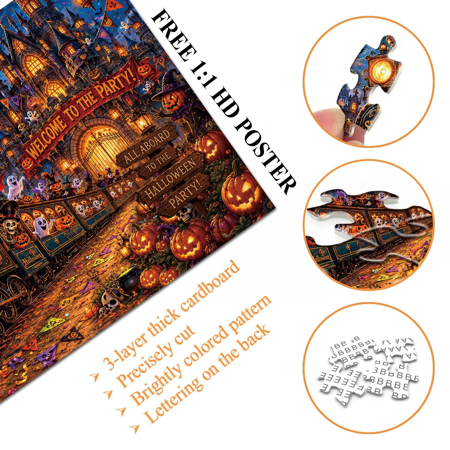 Castle Carnival Express Jigsaw Puzzle 1000 Piece