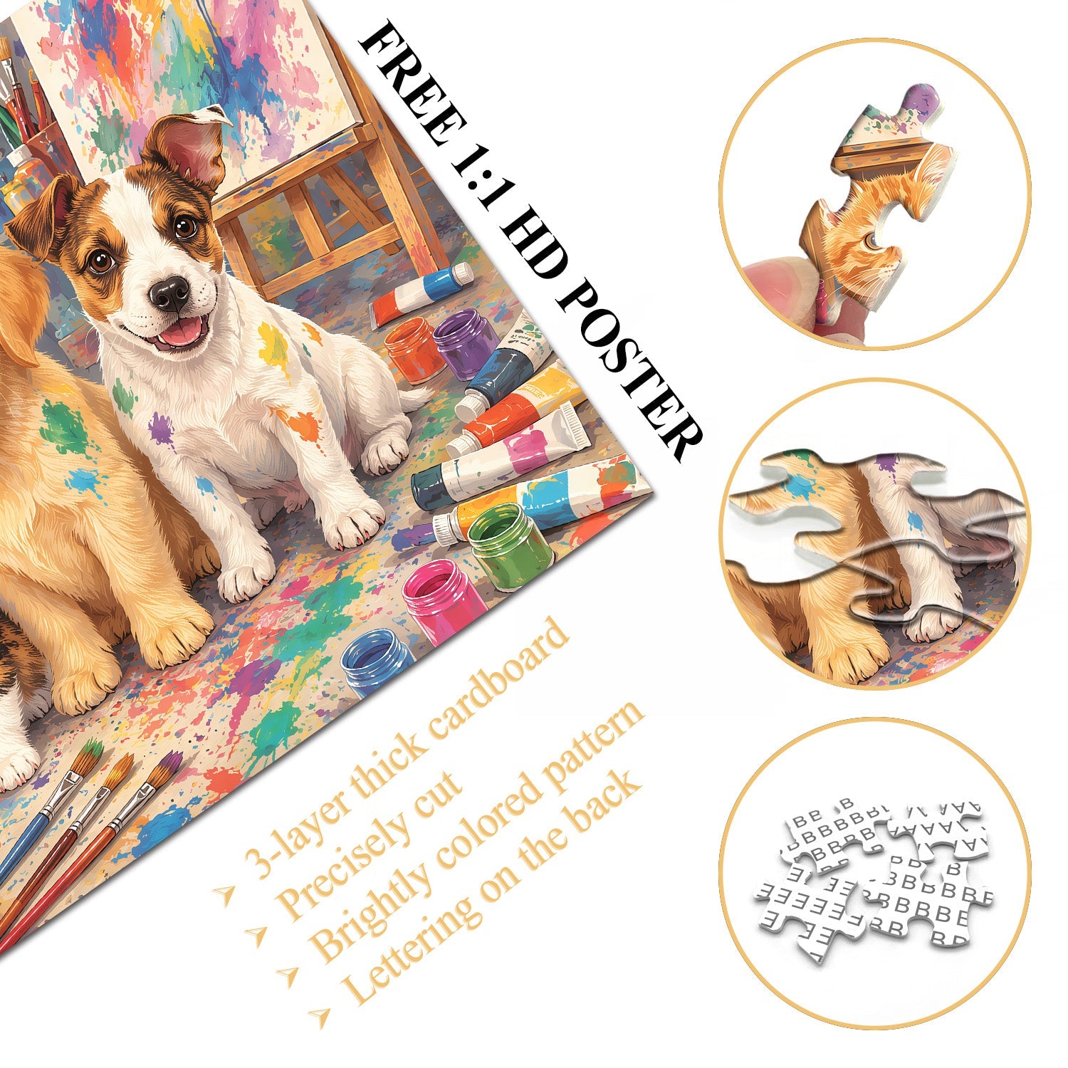 Pet Painters Jigsaw Puzzle 1000 Piece