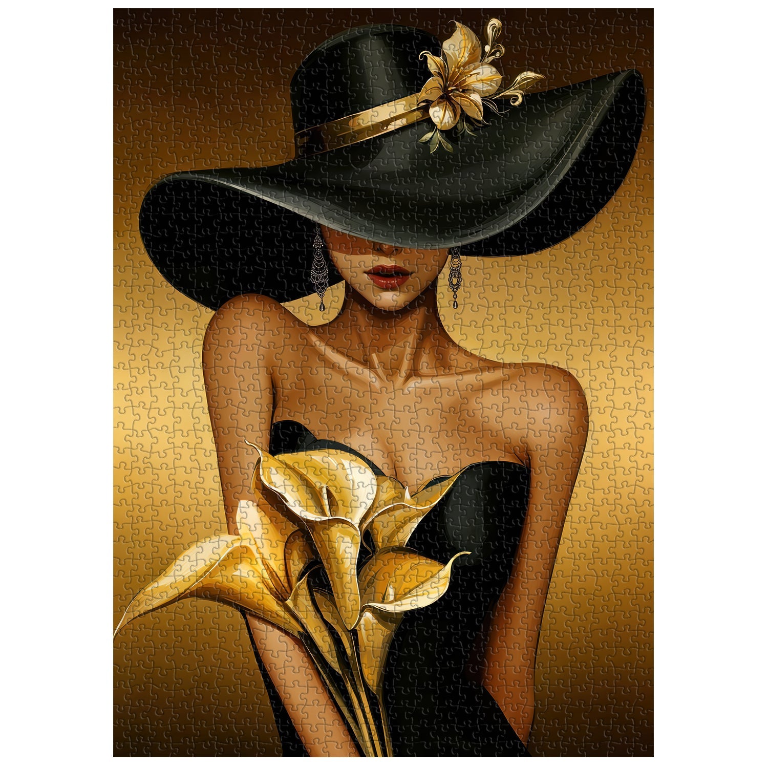 Golden Beauty Jigsaw Puzzle 1000 Pieces