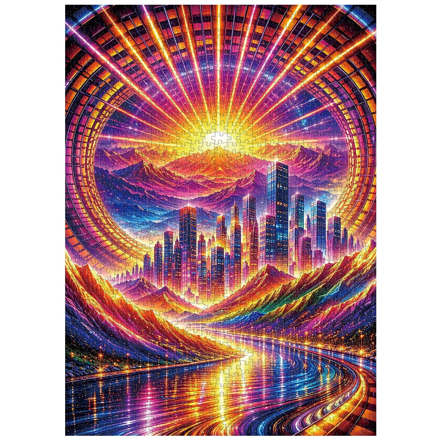 Rainbow Valley Jigsaw Puzzle 1000 Piece