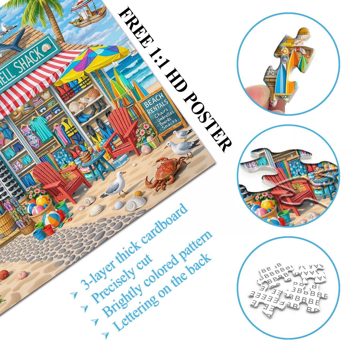Shoreline Shop Puzzle de 1000 pièces