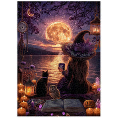 Moonlit Witch Jigsaw Puzzle 1000 Pieces