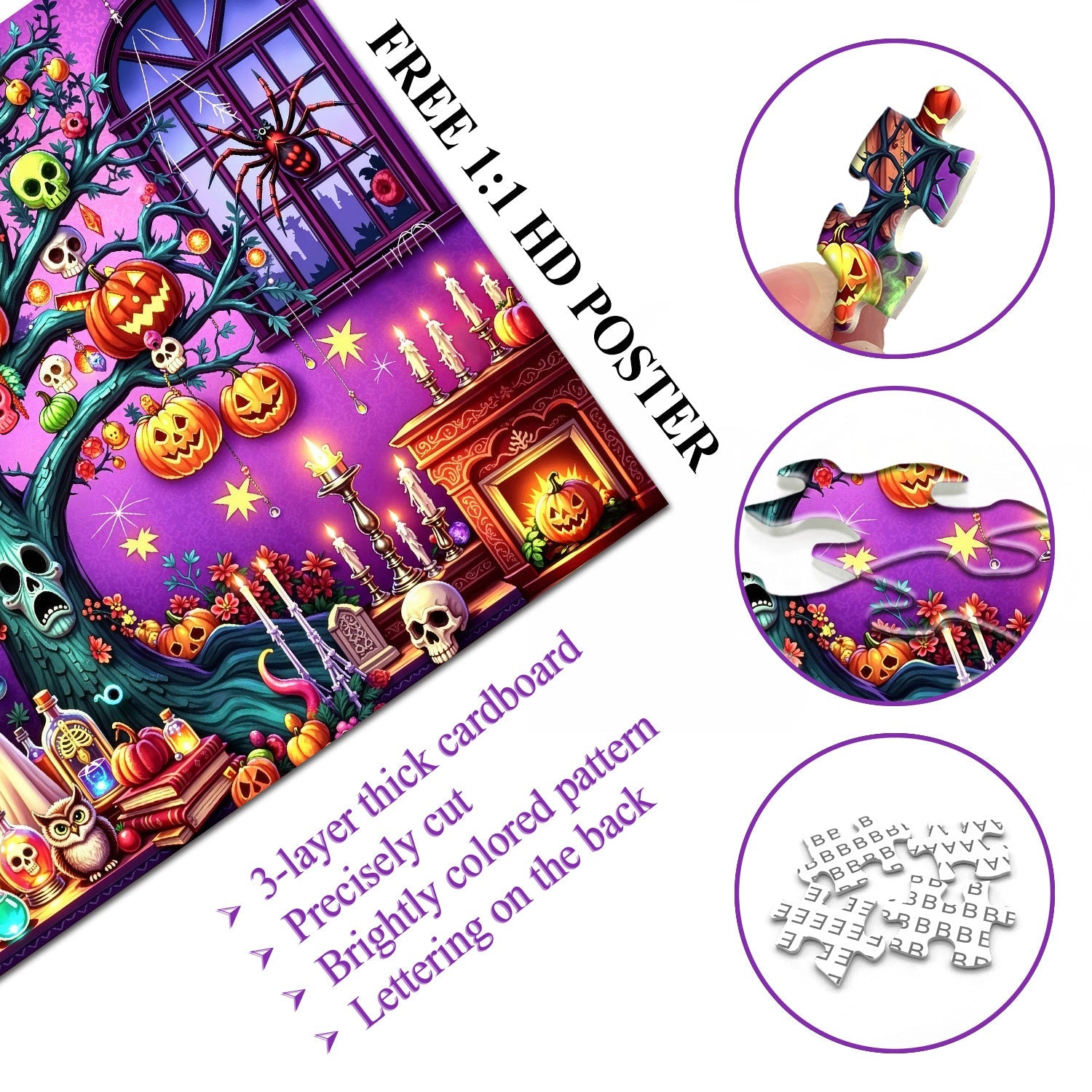 Halloween Spooky Treehouse Jigsaw Puzzle 1000 Pieces