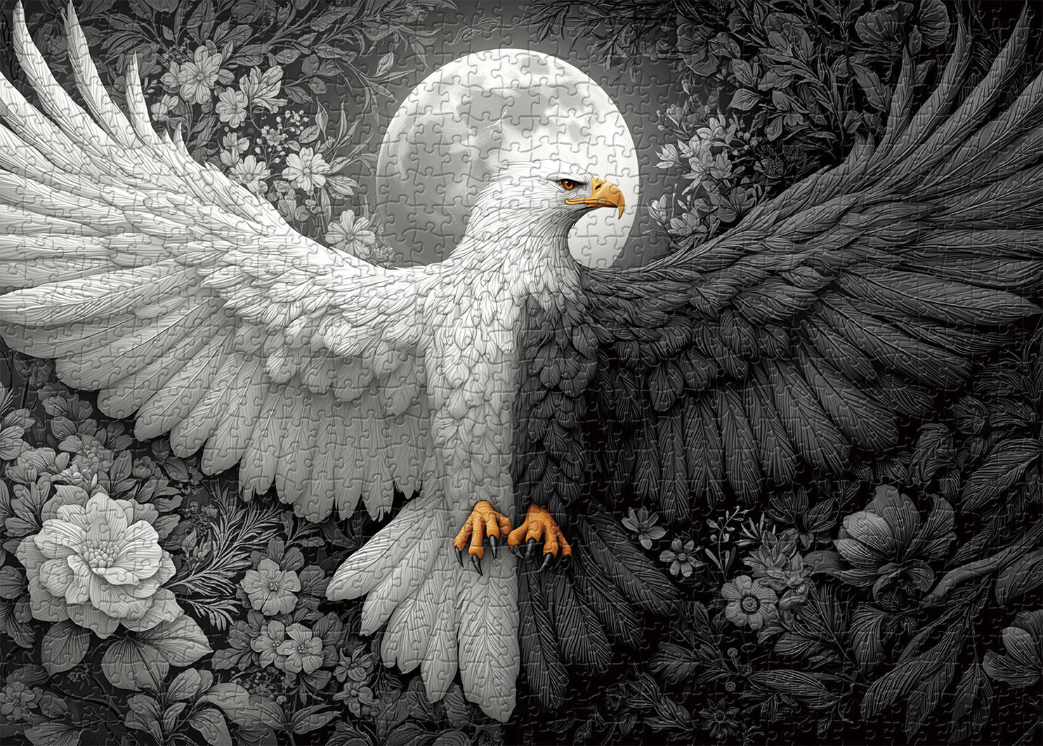 Moon Eagle Jigsaw Puzzle 1000 Pieces