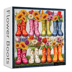 Flower Boots Jigsaw Puzzle 1000 Piece
