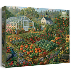 Fruitful Yard Jigsaw Puzzle 1000 Pieces