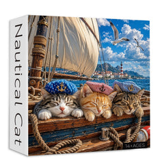 Nautical Cat Jigsaw Puzzle 1000 Piece