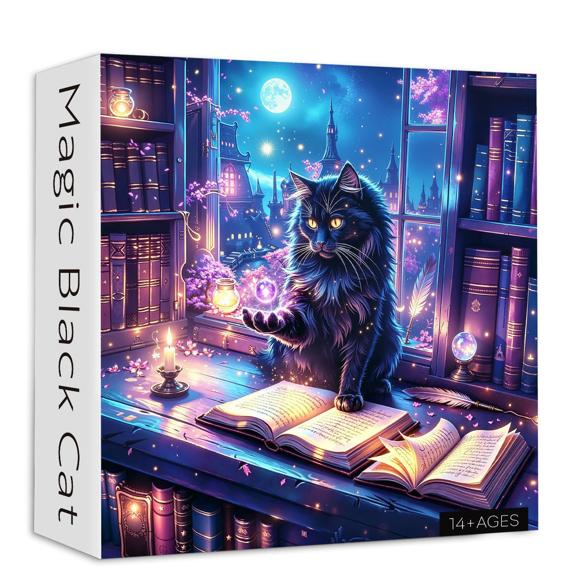 Magic Black Cat Jigsaw Puzzle 1000 Piece