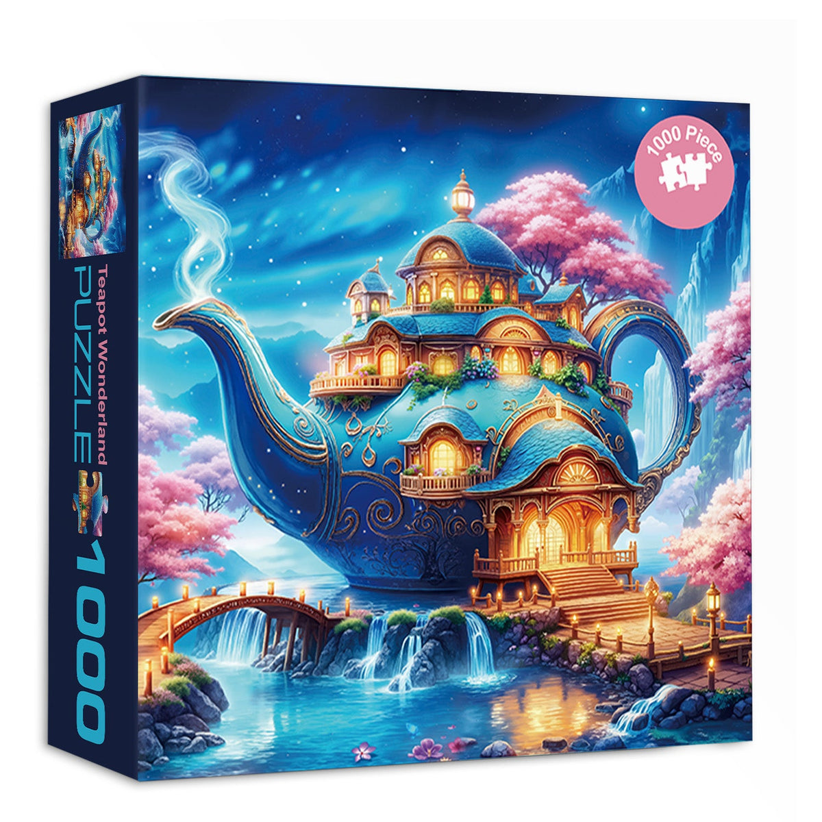 Teapot Wonderland Jigsaw Puzzle 1000 Pieces