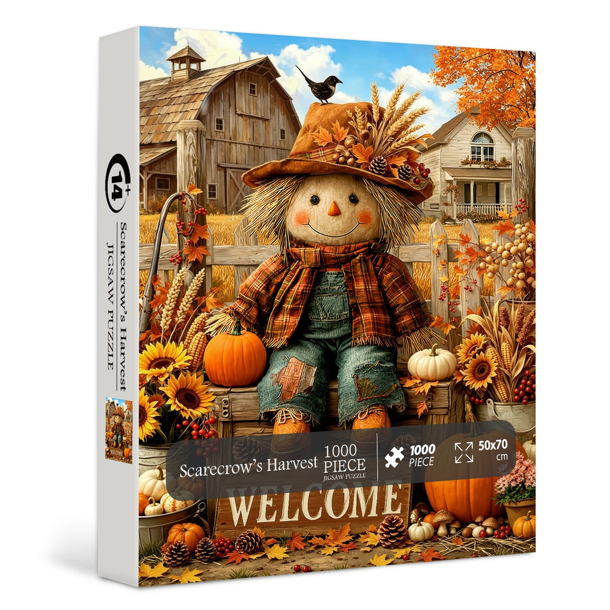 Scarecrow’s Harvest Jigsaw Puzzle 1000 Pieces