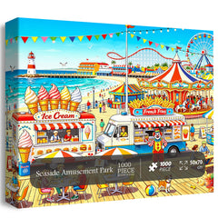 Seaside Amusement Park Jigsaw Puzzle 1000 Pieces