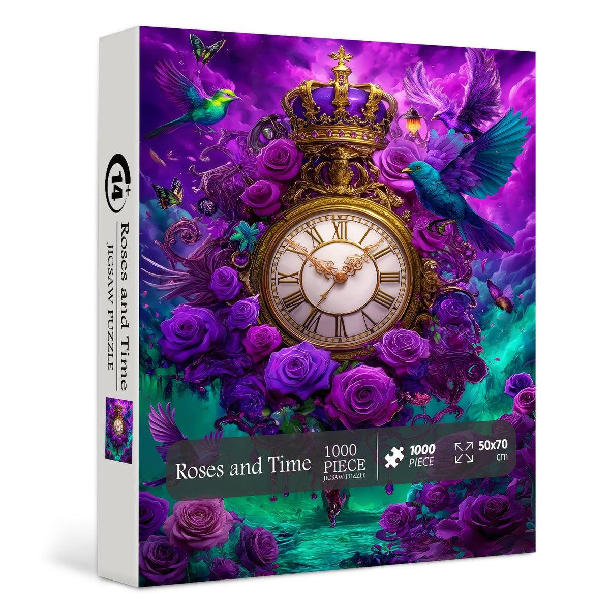 Roses And Time Jigsaw Puzzle 1000 Pieces