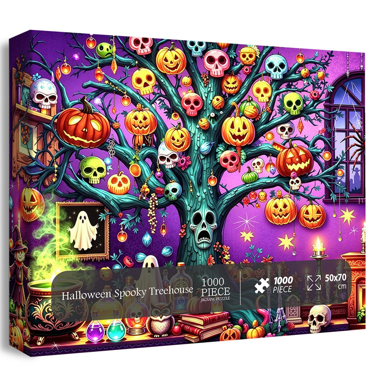 Halloween Spooky Treehouse Jigsaw Puzzle 1000 Pieces