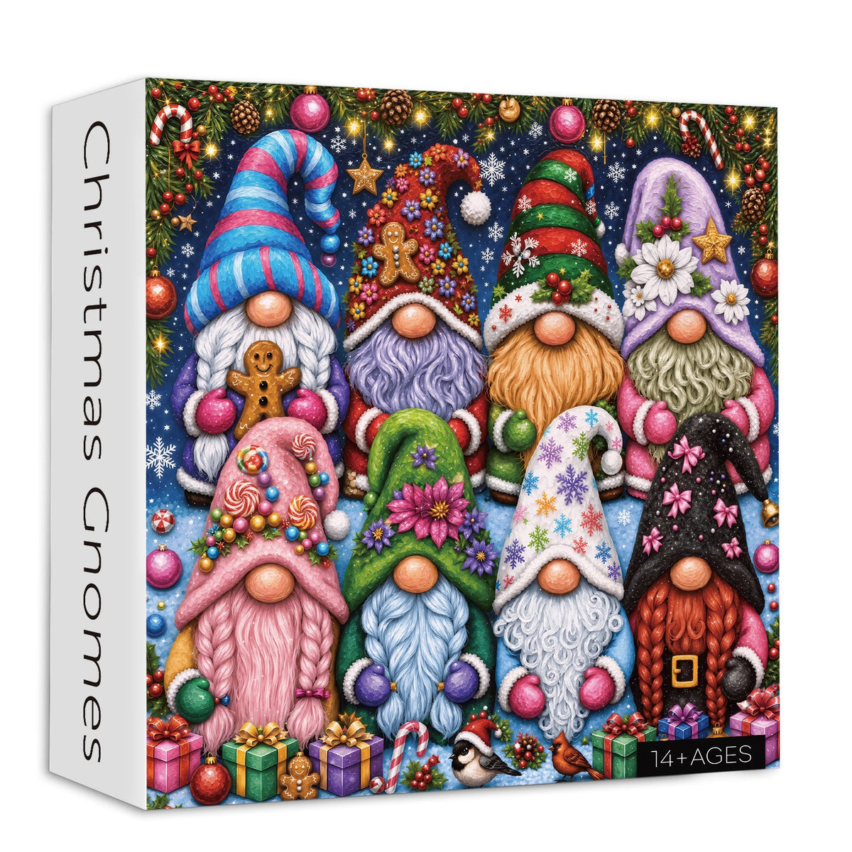 Christmas Gnomes Jigsaw Puzzle 1000 Pieces