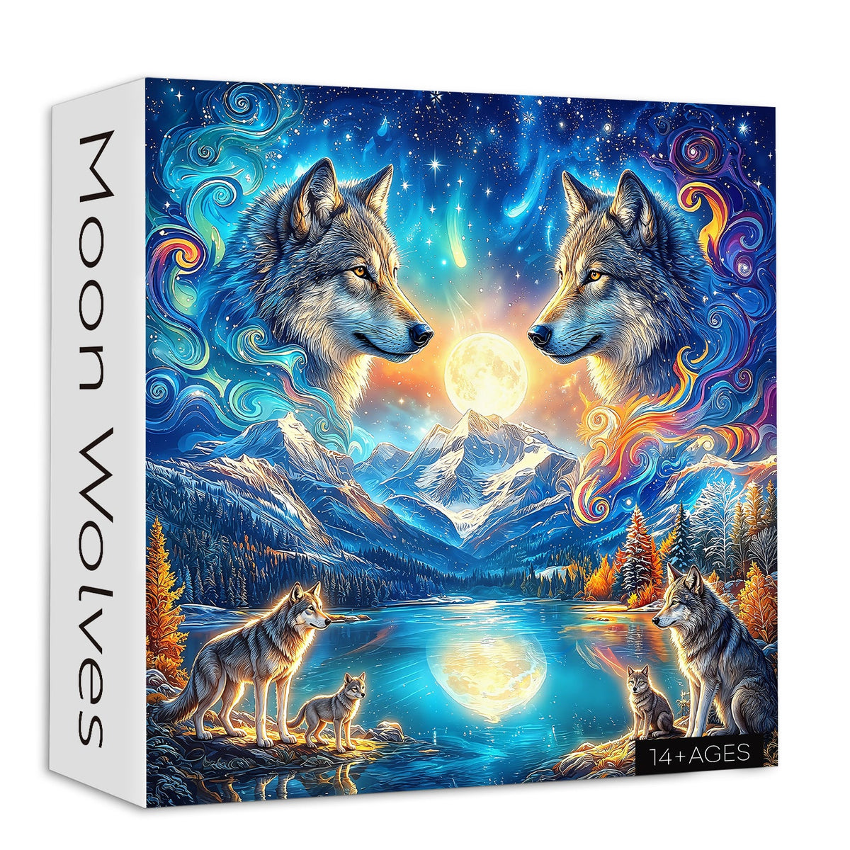 Moon Wolves Jigsaw Puzzle 1000 Piece
