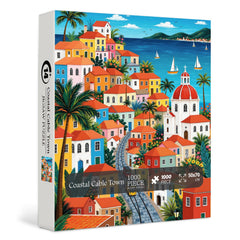 Coastal Cable Town Jigsaw Puzzle 1000 Pieces
