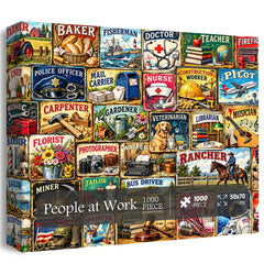 People at Work Jigsaw Puzzle 1000 Piece