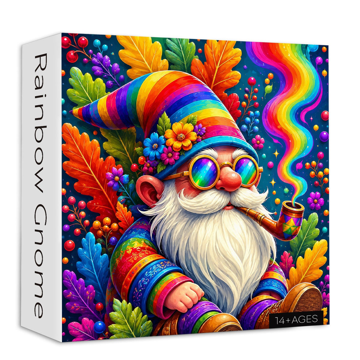 Rainbow Gnome Jigsaw Puzzle 1000 Piece