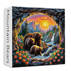 Mountain Bears Jigsaw Puzzle 1000 Pieces