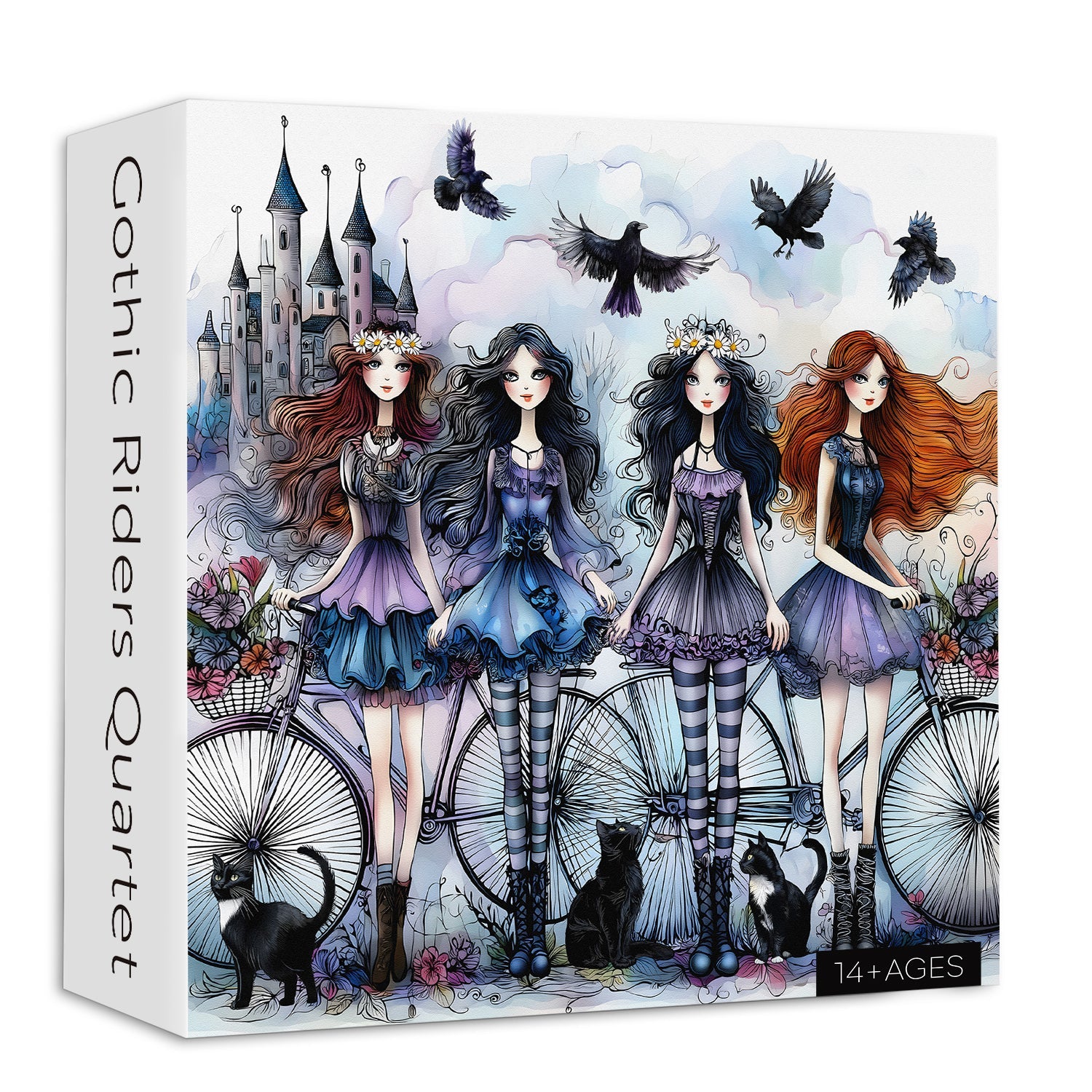Gothic Riders Quartet Jigsaw Puzzle 1000 Pieces – Fun-Puzzle