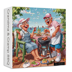 Grandma & Gramp BBQ Jigsaw Puzzle 1000 Piece
