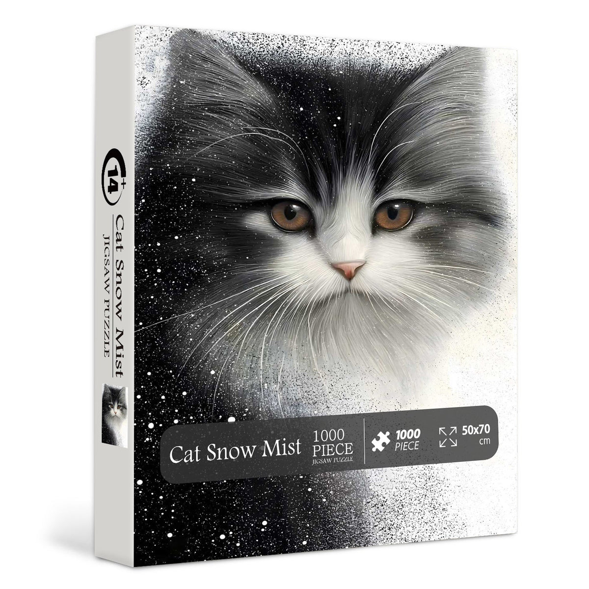 Cat Snow Mist Jigsaw Puzzle 1000 Pieces