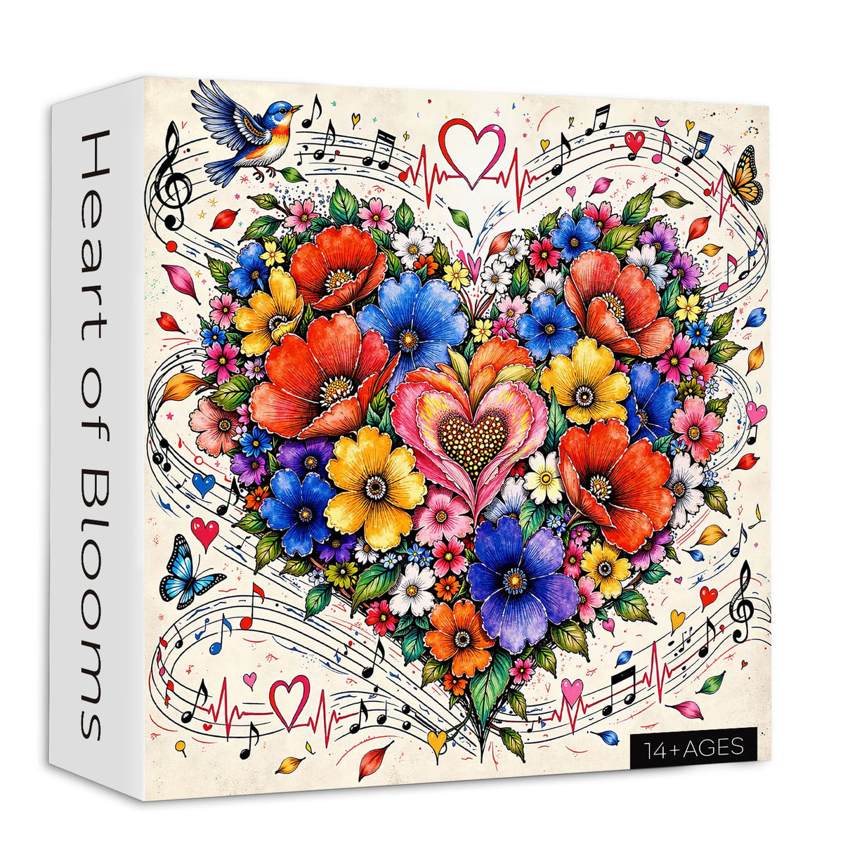 Heart of Blooms Jigsaw Puzzle 1000 Pieces