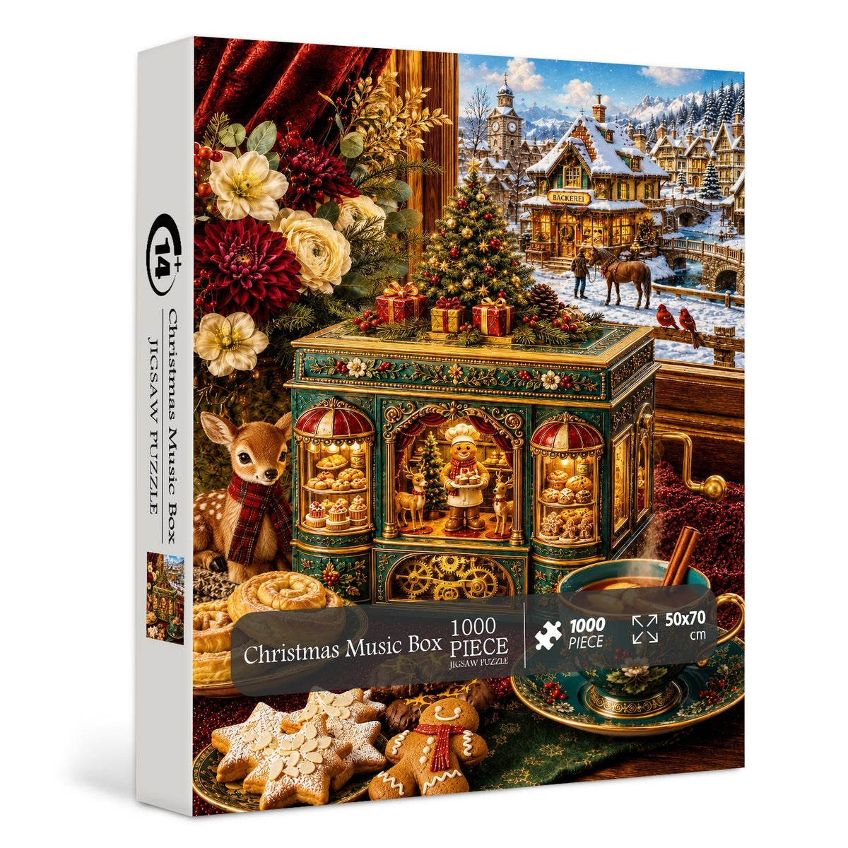 Christmas Music Box Jigsaw Puzzle 1000 Pieces