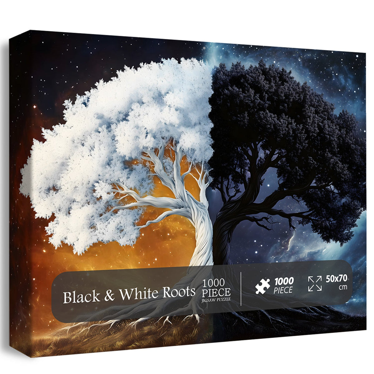 Black & White Roots Jigsaw Puzzle 1000 Pieces