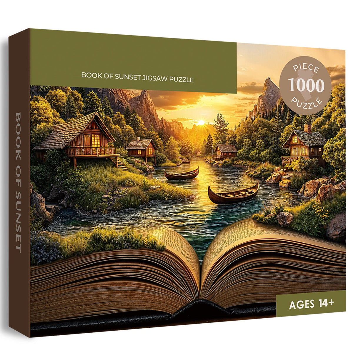 Book of Sunset Jigsaw Puzzle 1000 Piece