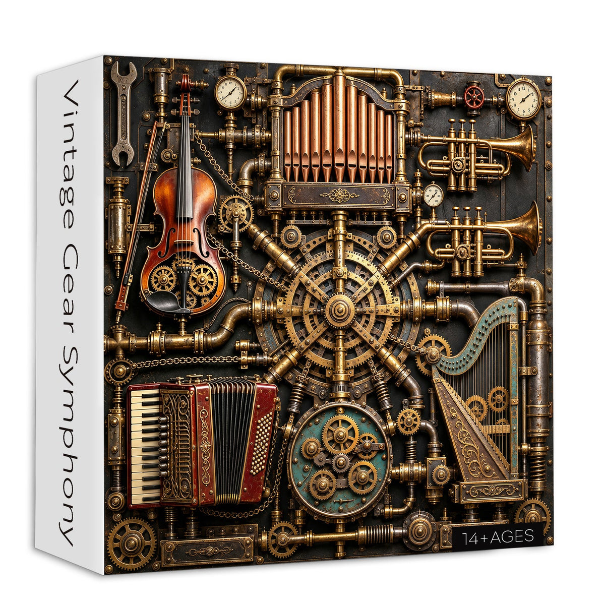 Vintage Gear Symphony Jigsaw Puzzle 1000 Piece