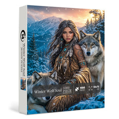 Winter Wolf Soul Jigsaw Puzzle 1000 Piece