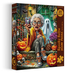 Puzzle selfie effrayant de 1000 pièces