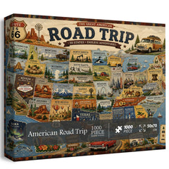 American Road Trip Jigsaw Puzzle 1000 Piece