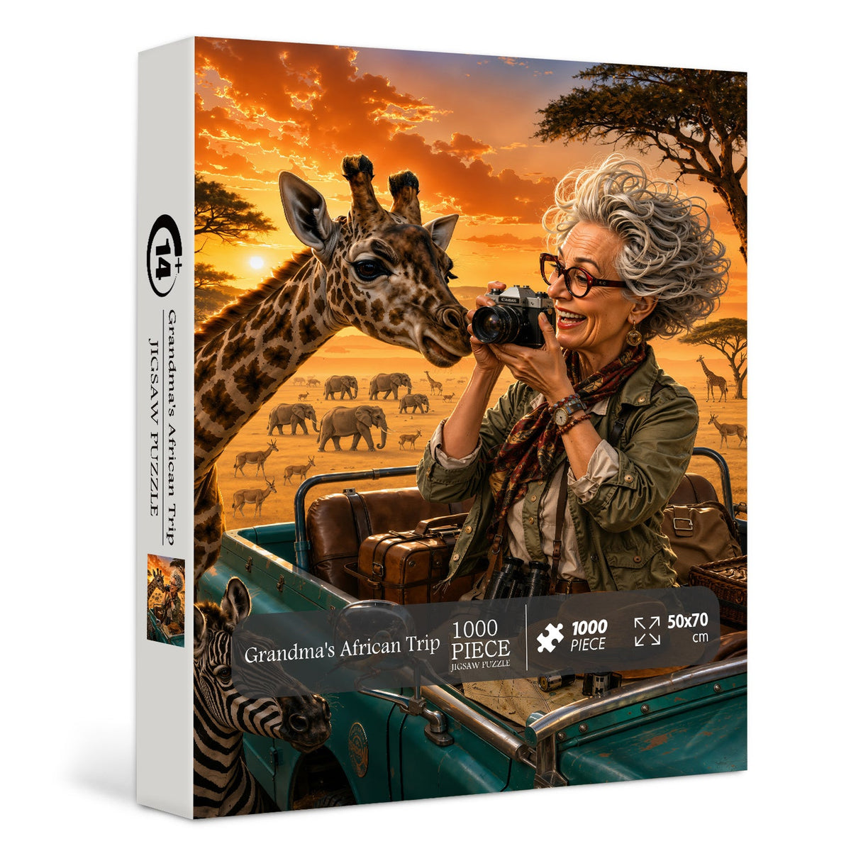 Grandma's African Trip Jigsaw Puzzle 1000 Pieces