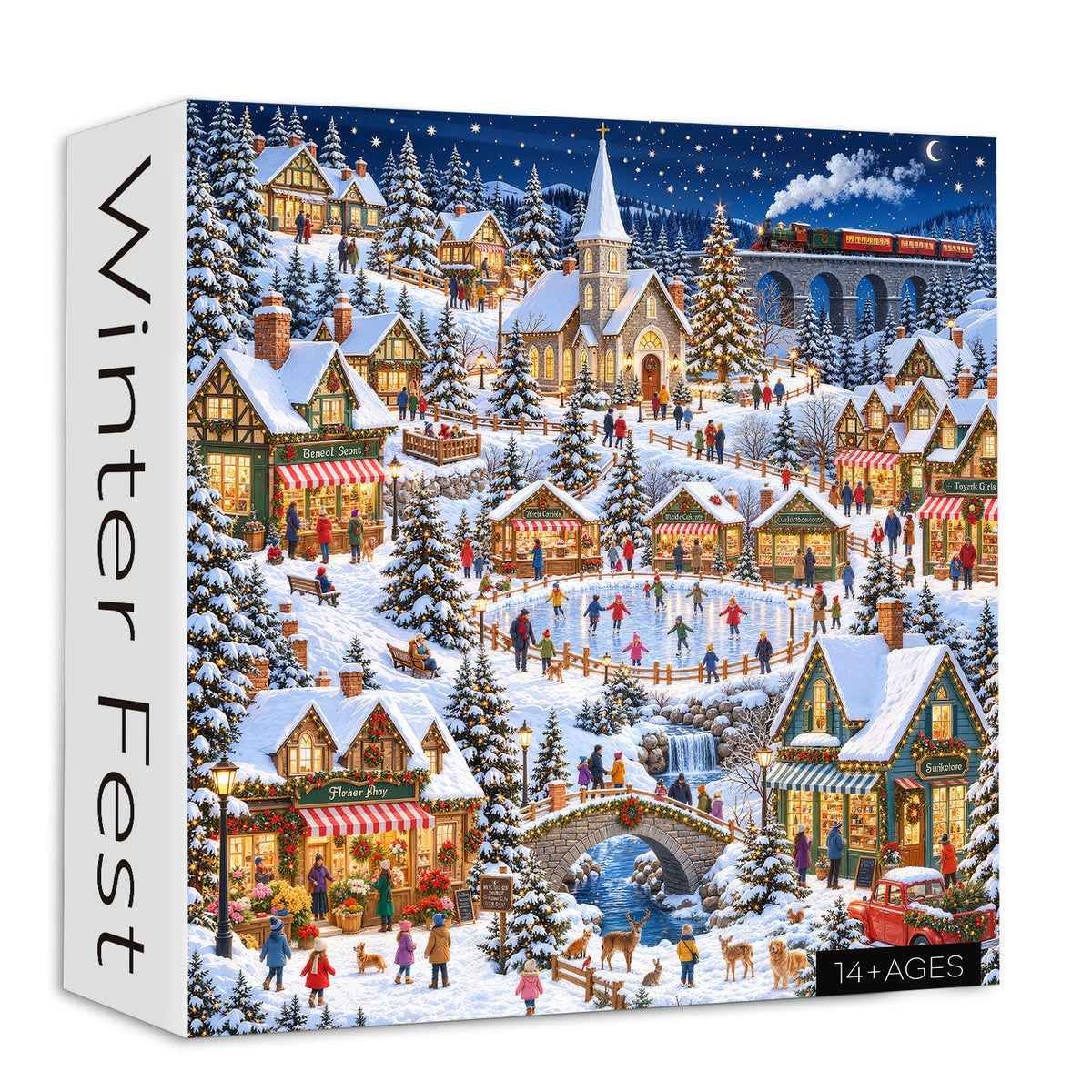 Winter Fest Jigsaw  Puzzle 1000 Piece