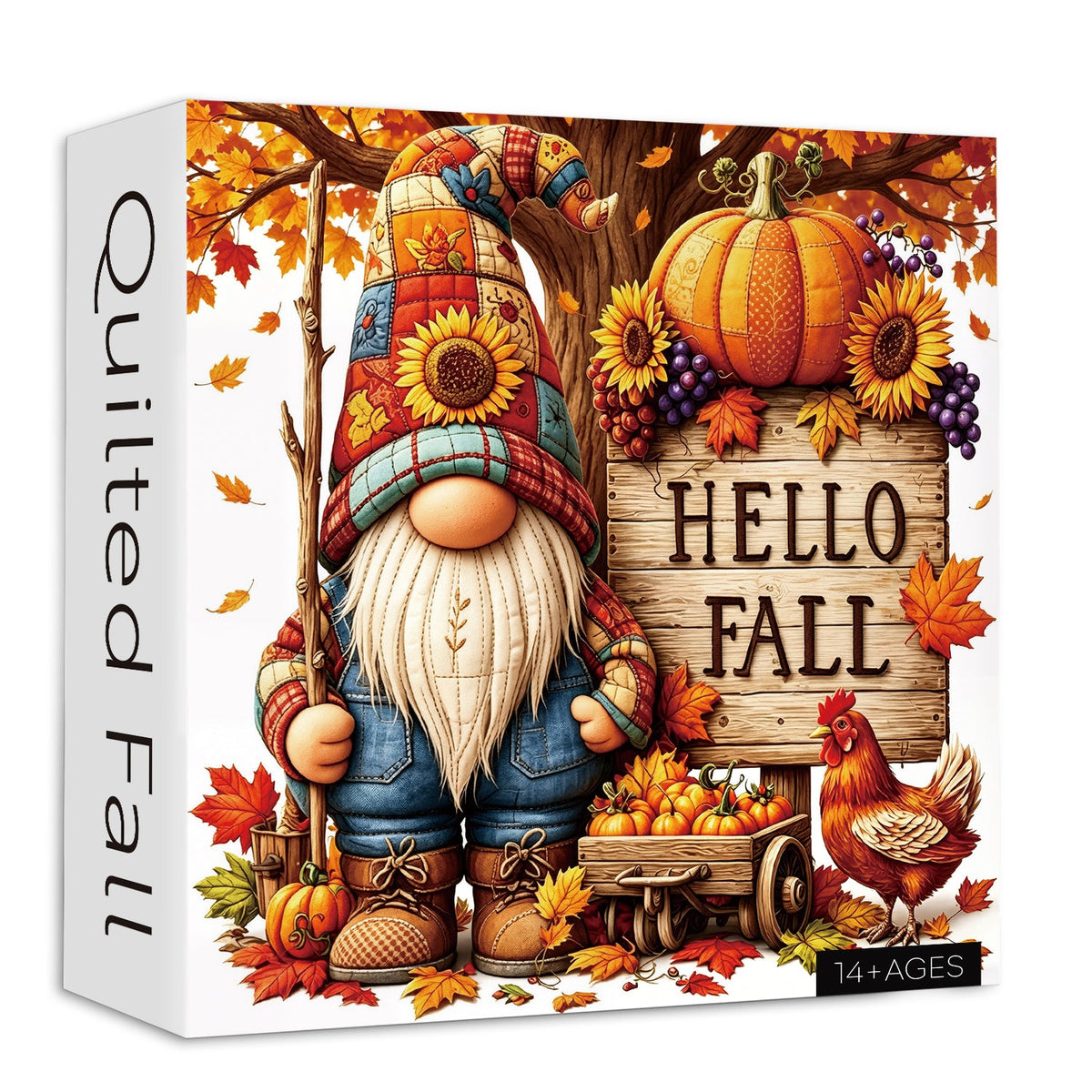 Quilted Fall Jigsaw Puzzle 1000 Pieces