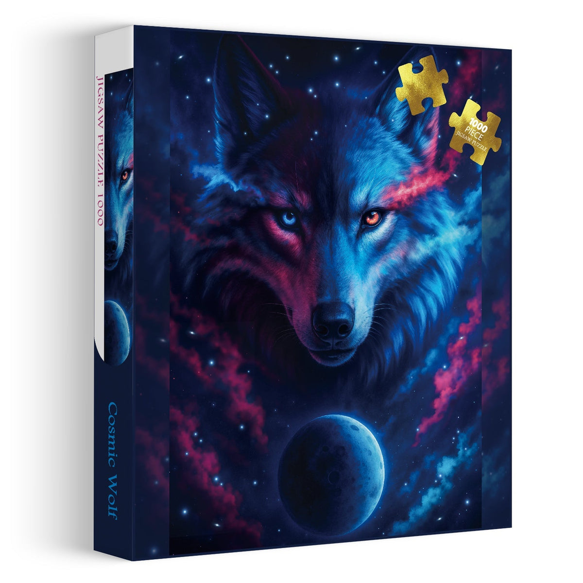 Cosmic Wolf Jigsaw Puzzle 1000 Pieces