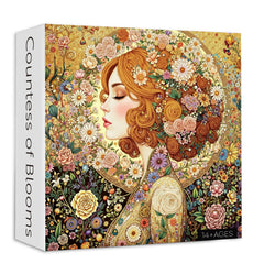 Countess of Blooms Jigsaw Puzzle 1000 Piece