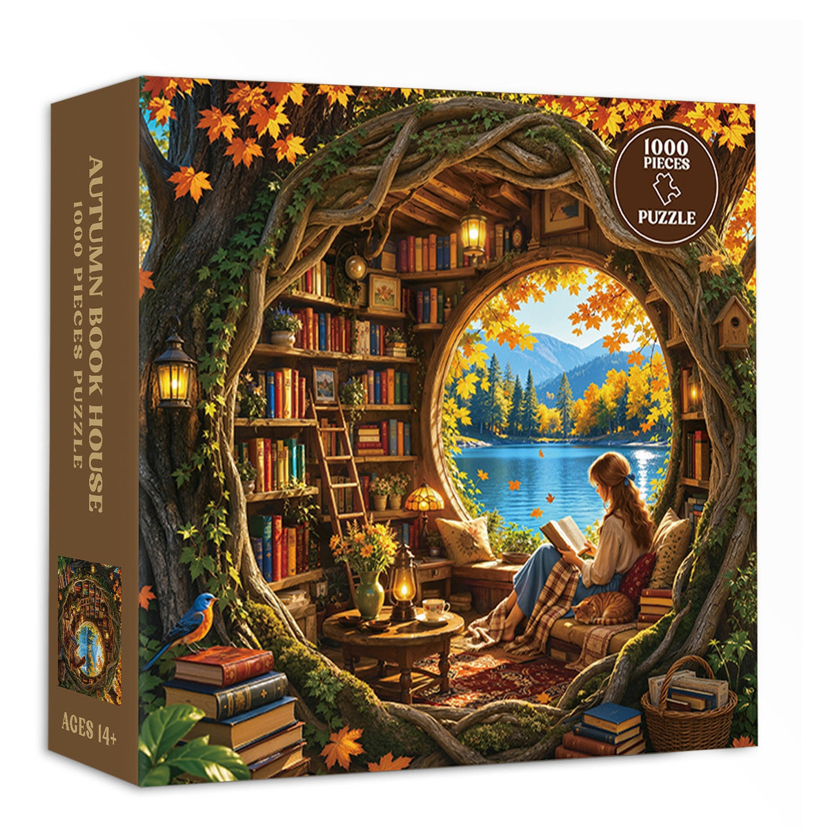 Autumn Book House Jigsaw Puzzle 1000 Piece