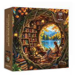 Autumn Book House Jigsaw Puzzle 1000 Piece