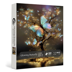 Glowing Butterfly Jigsaw Puzzle 1000 Piece