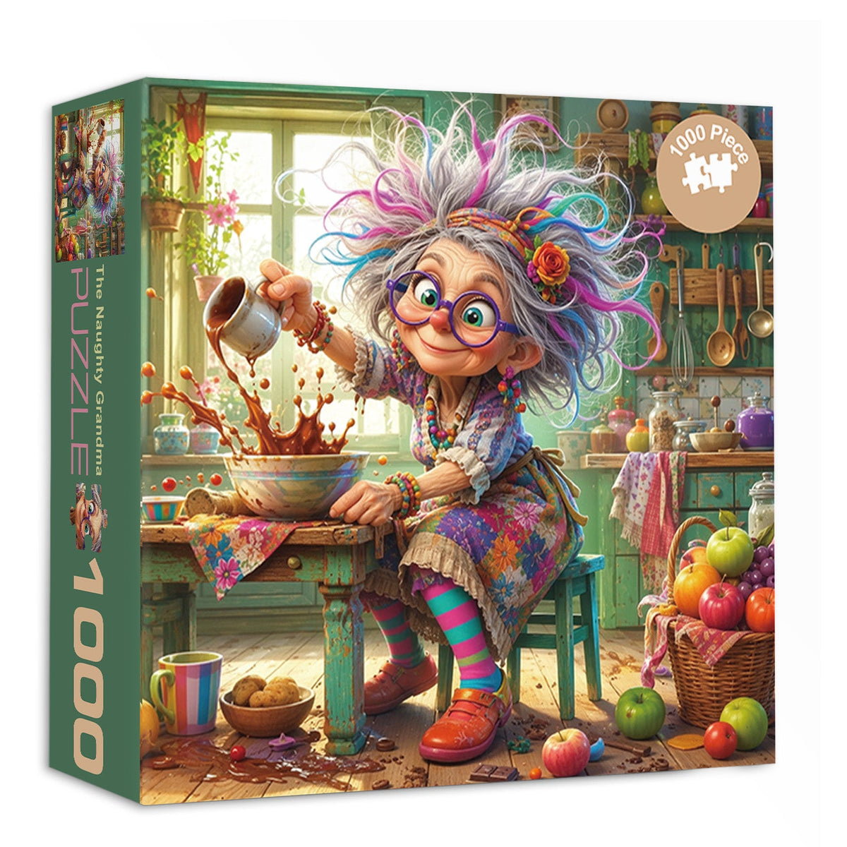 Puzzle de 1000 pièces Grand-mère coquine