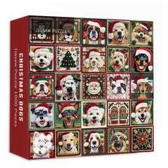 Christmas Dogs Jigsaw Puzzles 1000 Pieces
