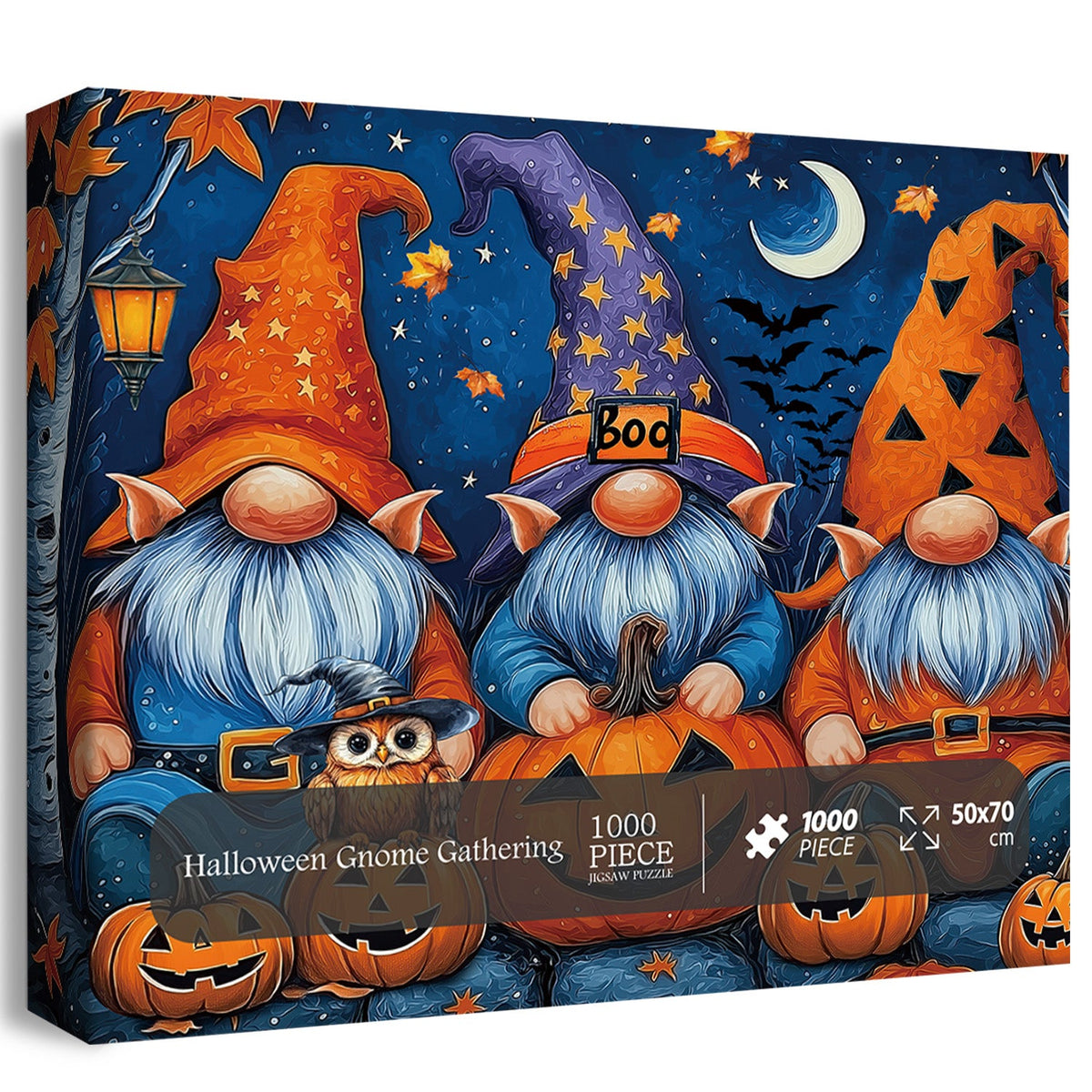 Halloween Gnome Gathering Jigsaw Puzzles 1000 Pieces