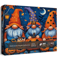 Halloween Gnome Gathering Jigsaw Puzzles 1000 Pieces