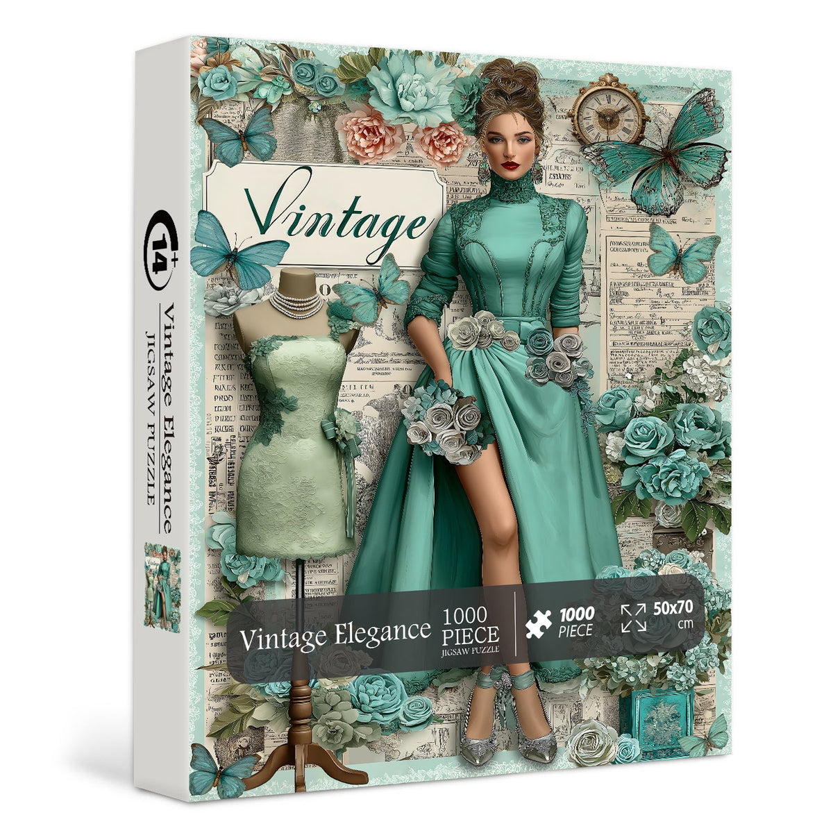 Vintage Elegance Jigsaw Puzzle 1000 Pieces