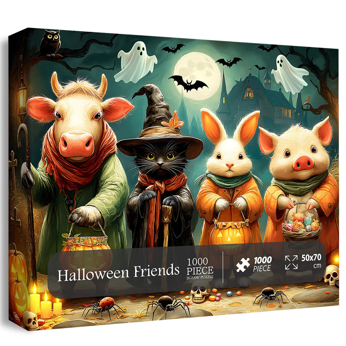 Halloween Friends Jigsaw Puzzle 1000 Pieces