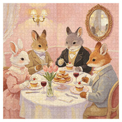 Animal Tea Time Jigsaw Puzzle 1000 Piece
