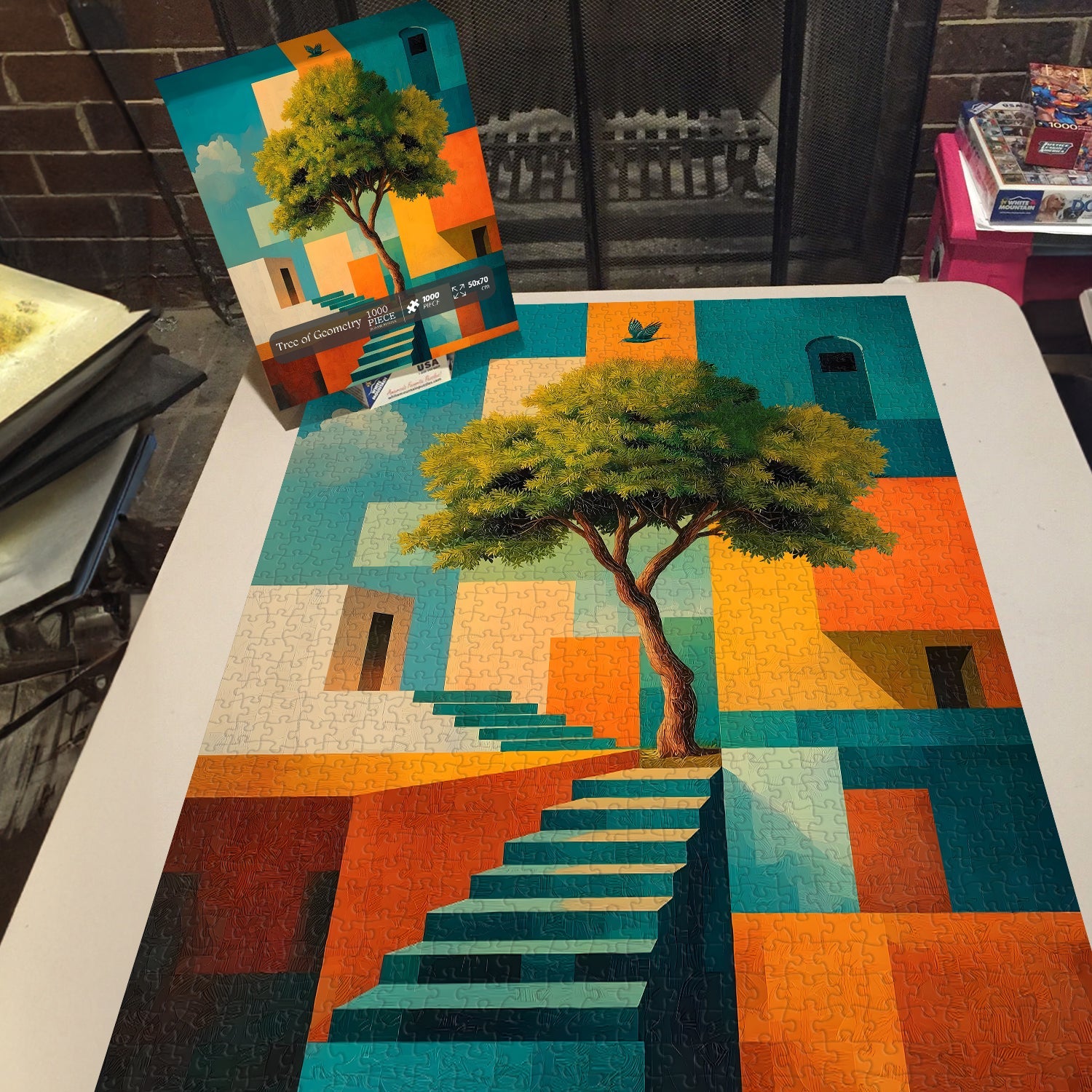 Tree of Geometry Jigsaw Puzzle 1000 Pieces